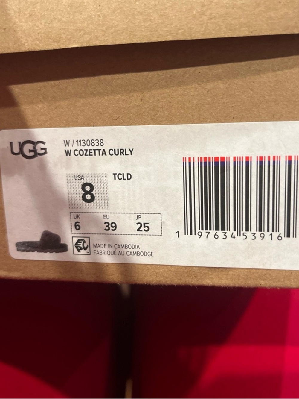 Ugg slippers.